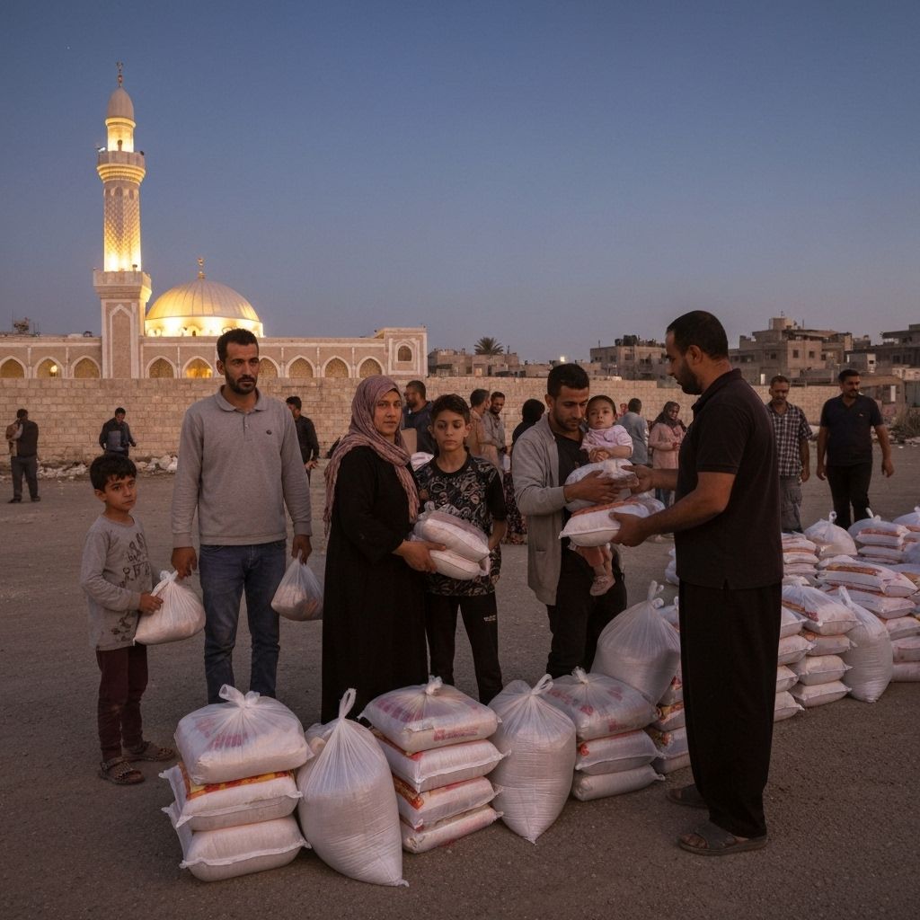 Food aid distribution